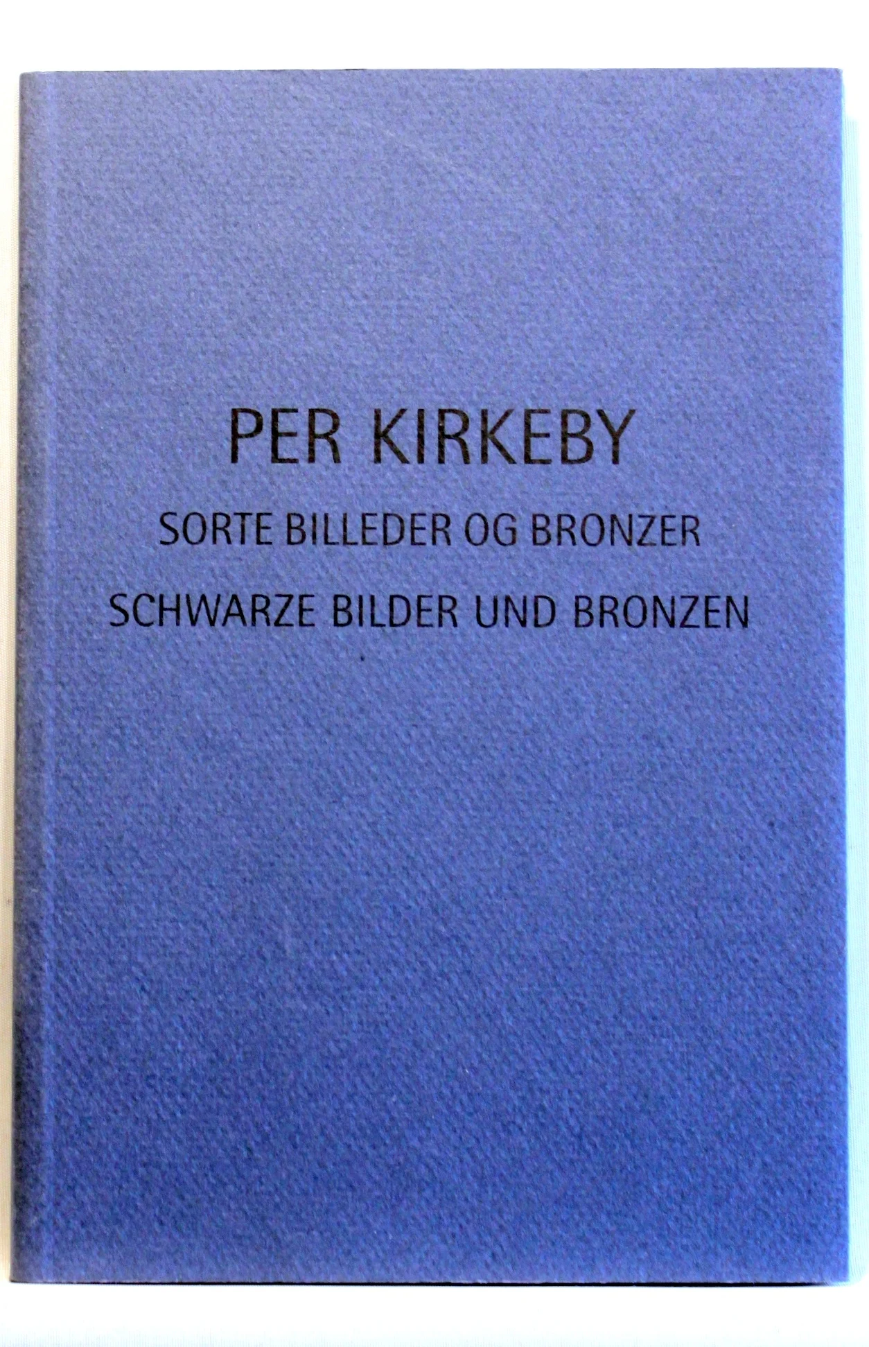 Per Kirkeby. Sorte billeder og bronzer
