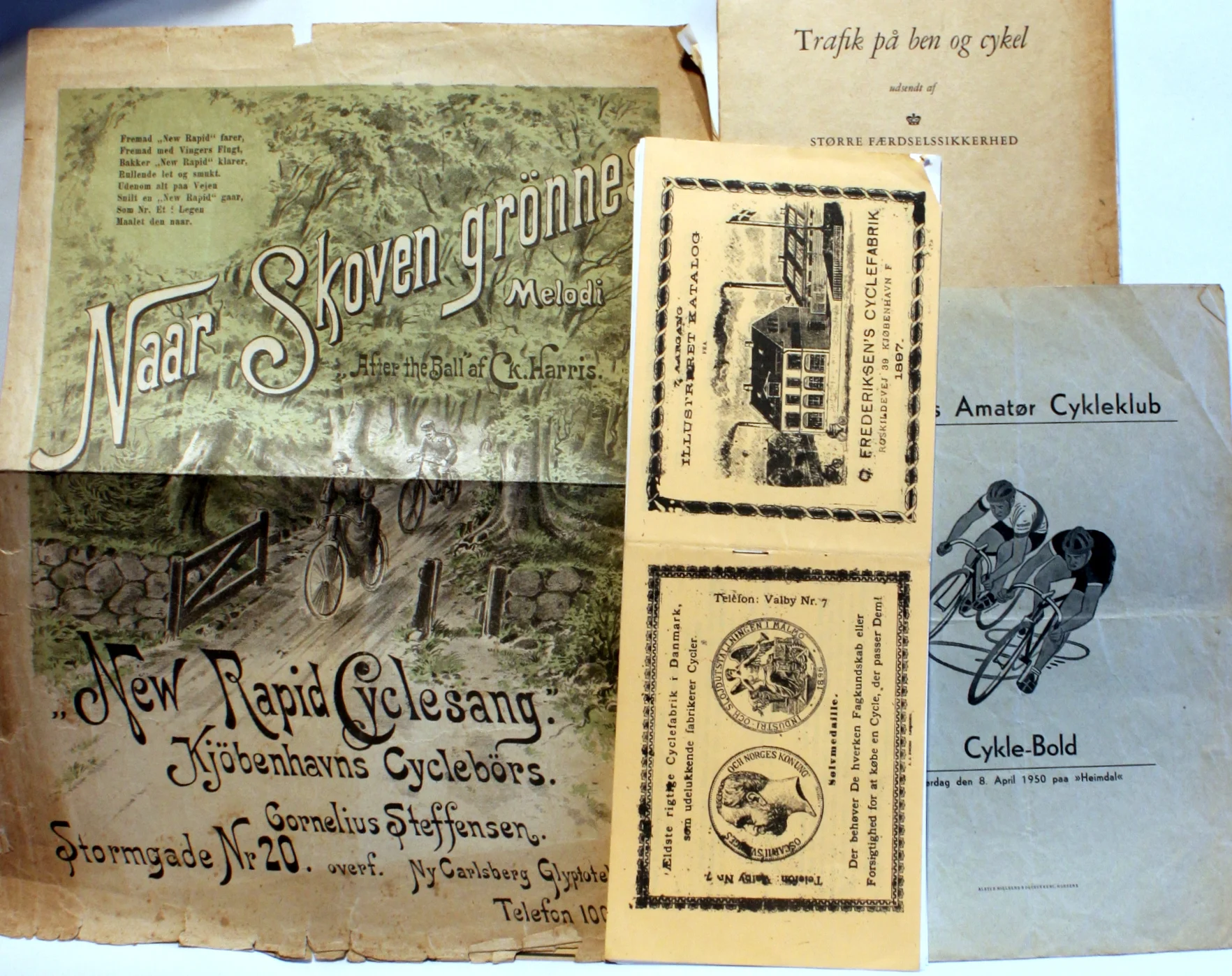 O. Frederiksens Cyclefabrik. Cyclesang. Horsens Cykleklub
