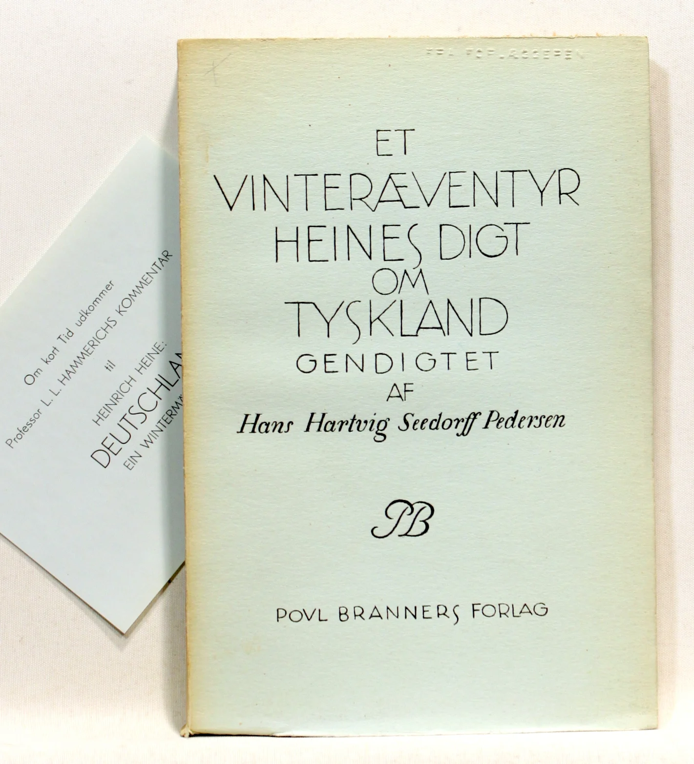 Et vinteræventyr. Heines digt om Tyskland