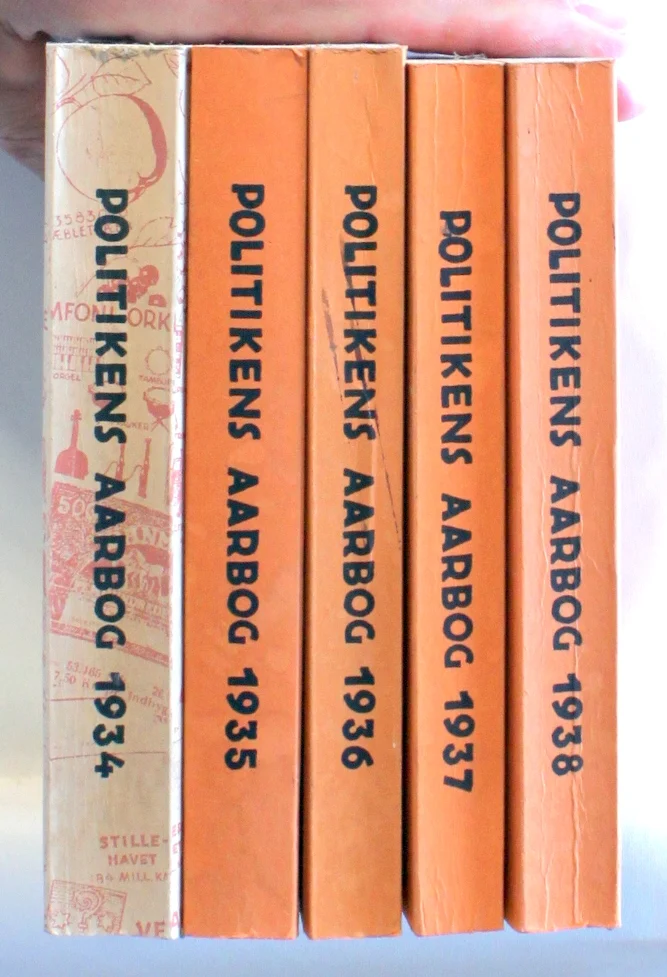 Hvem Hvad Hvor 1934-1938. 5 stk.