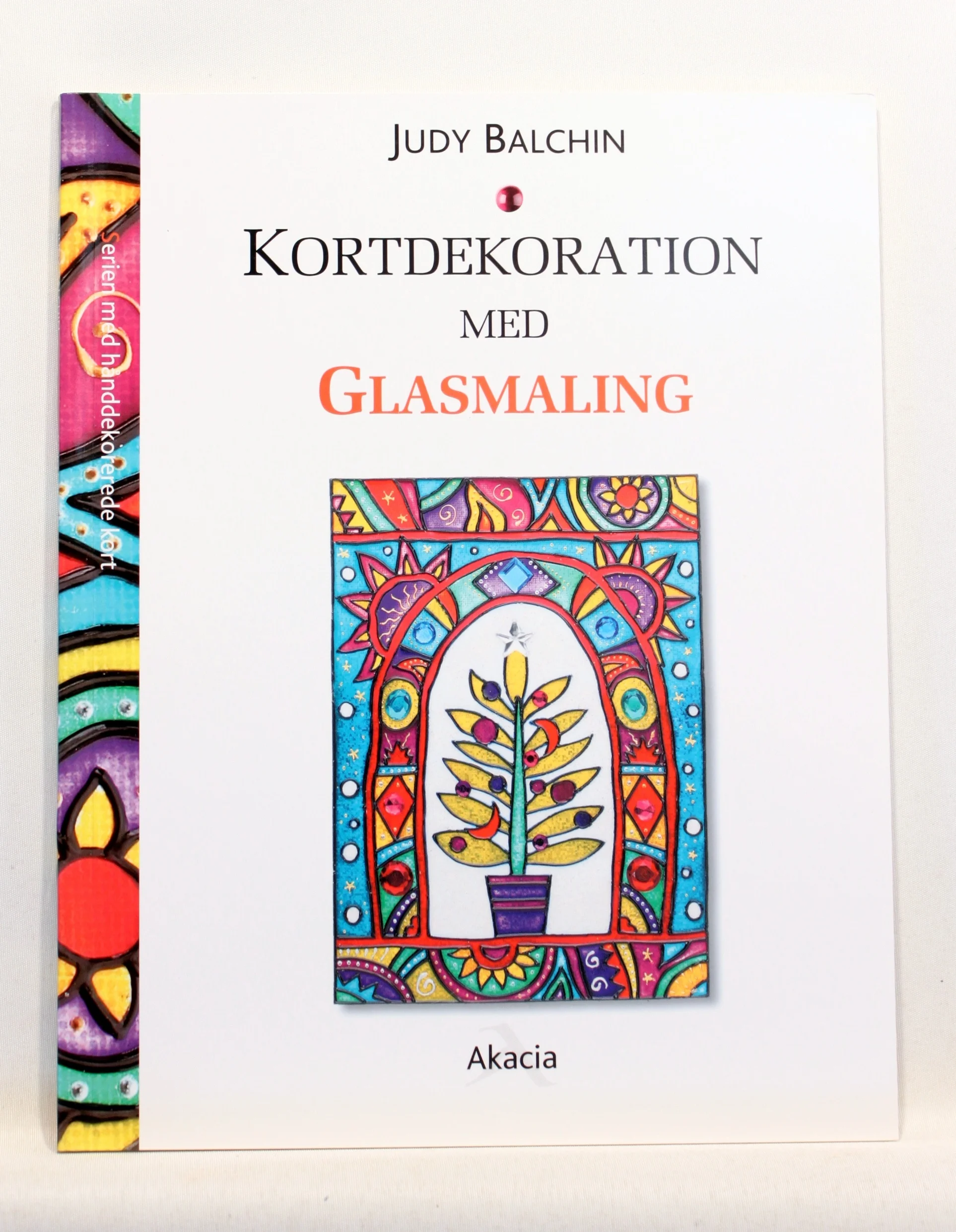 Kortdekoration med glasmaling