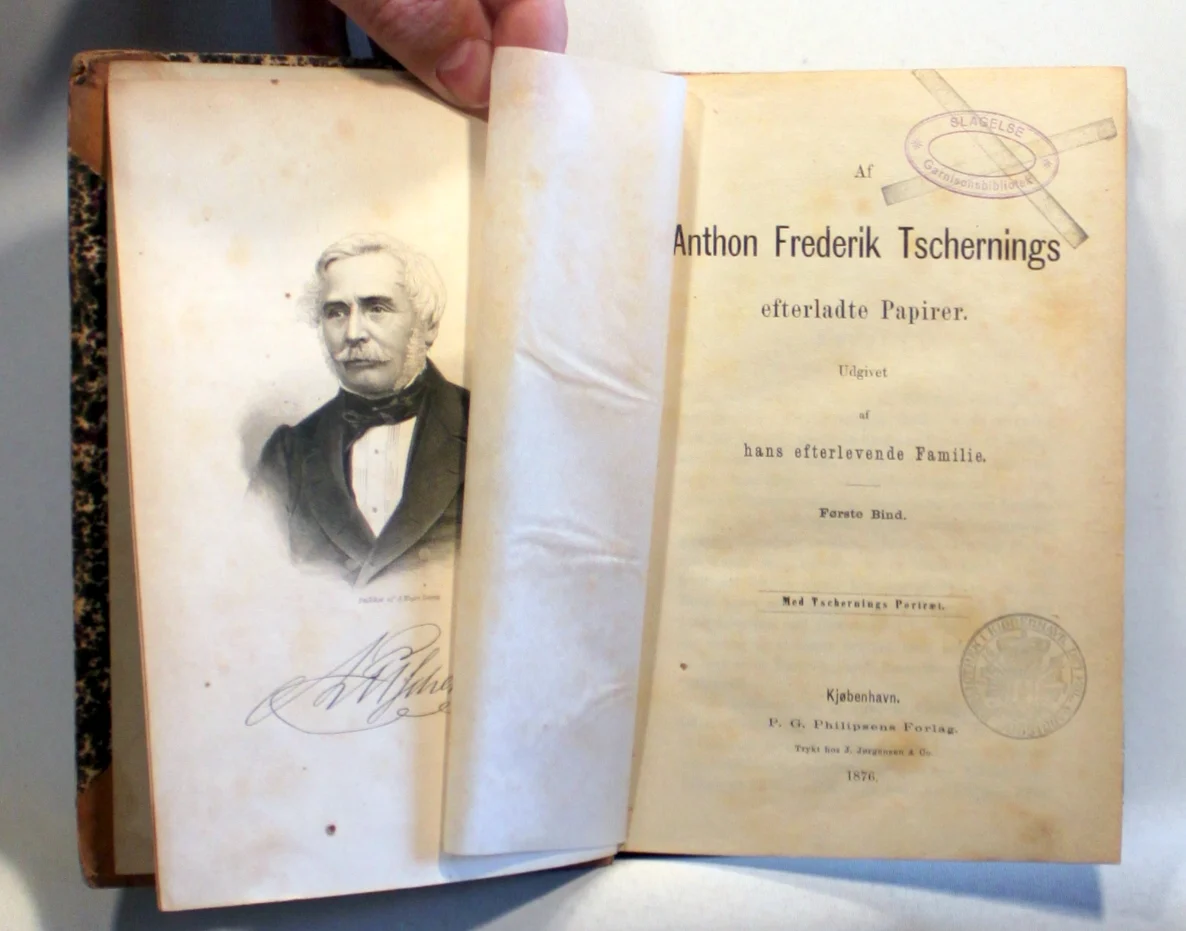 Af Anthon Frederik Tschernings efterladte papirer