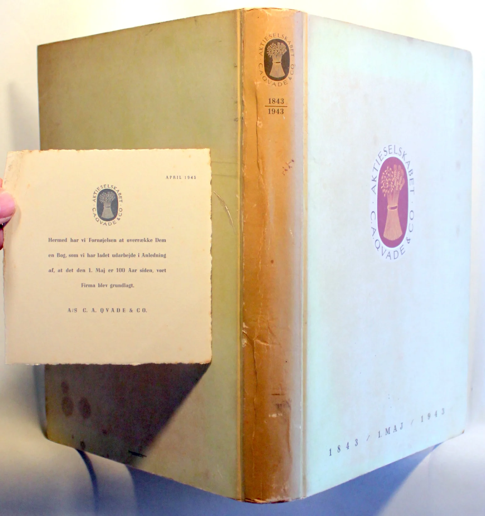 Aktieselskabet C. A. Qvade & Co. 1843 – 1943