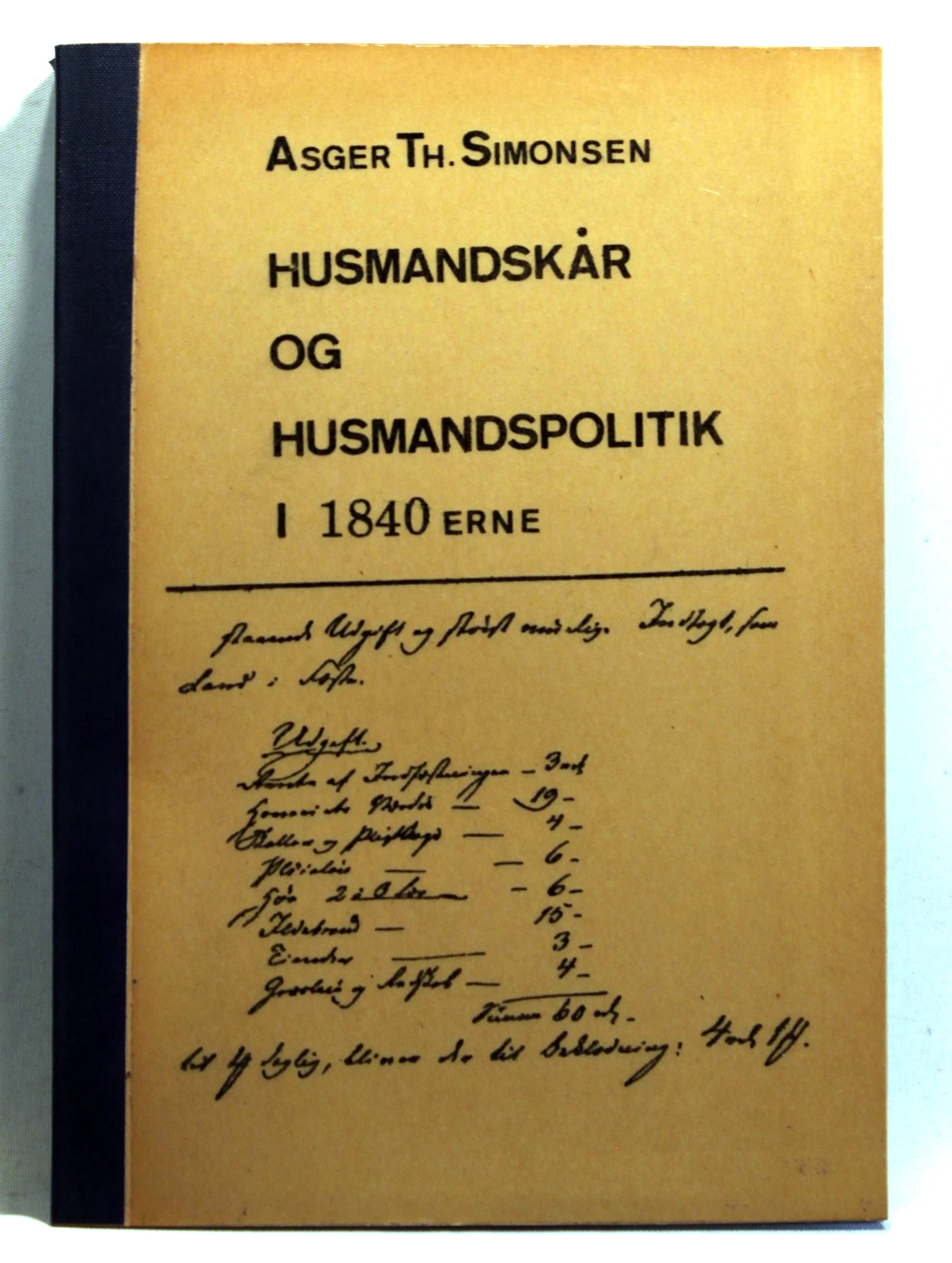 Husmandskår og husmandspolitik i 1840erne.