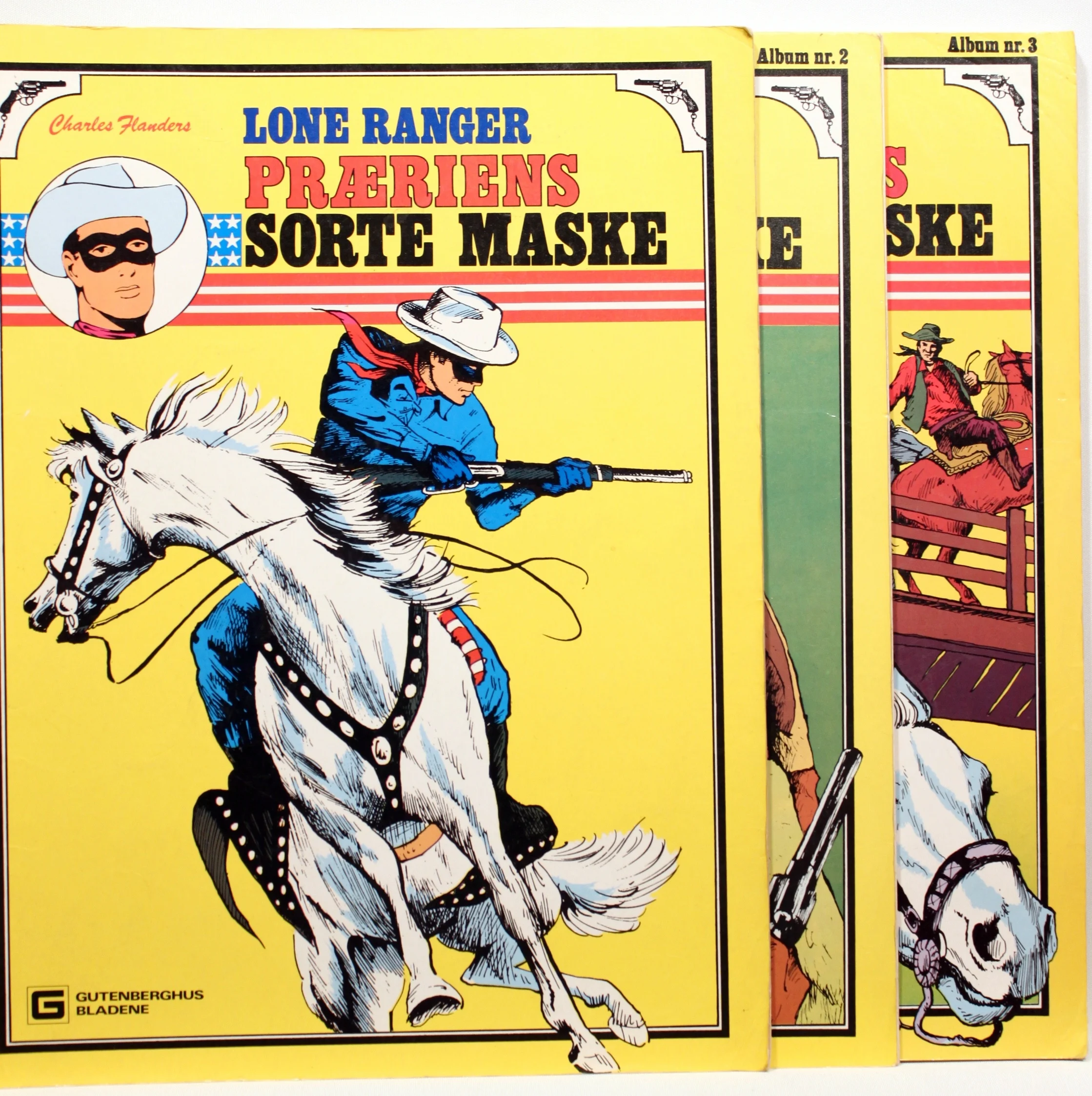 Lone Ranger. Præriens sorte maske nr. 1 + 2 + 3
