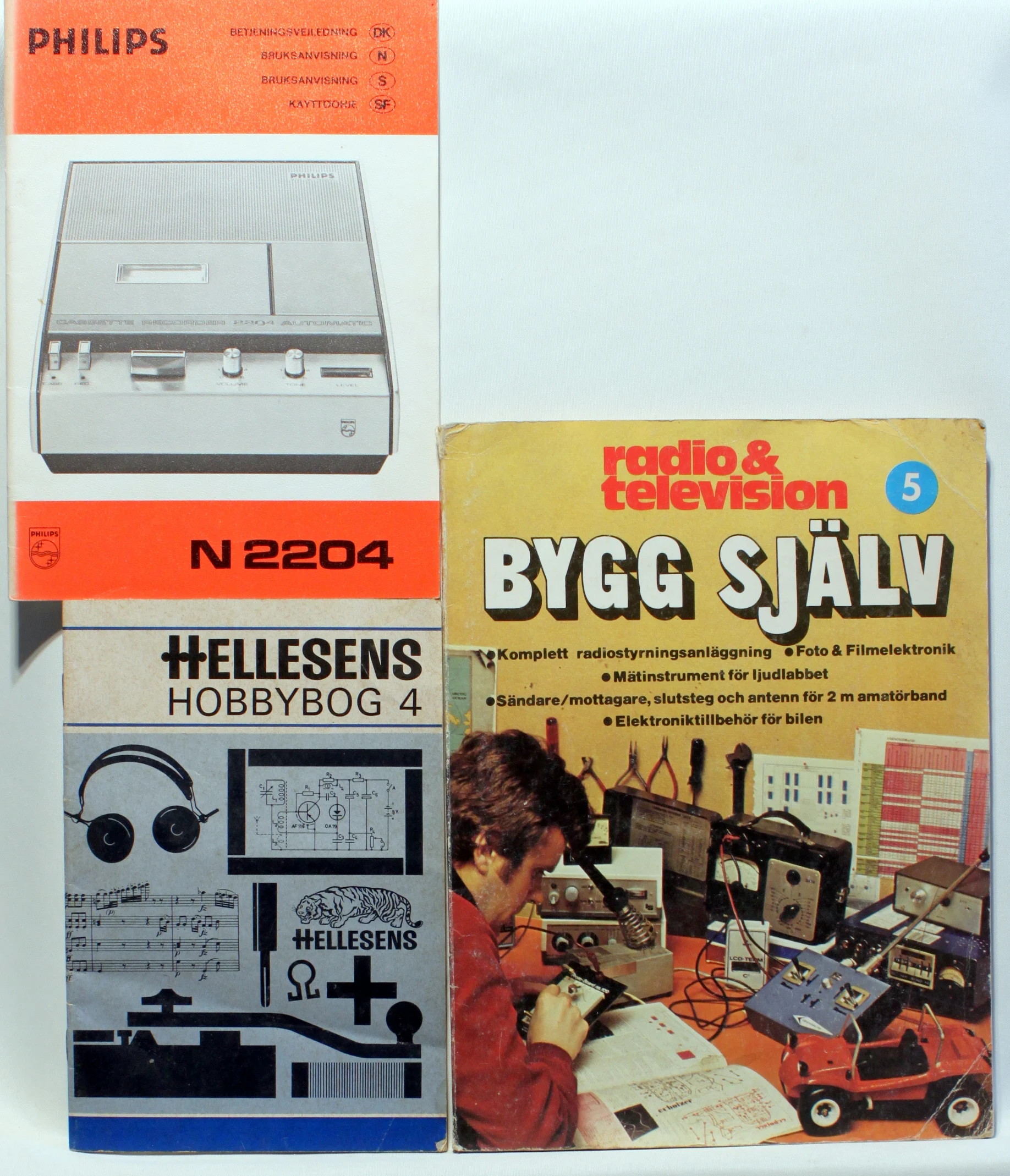 Radio & Television Bygg Själv. Hellesens Hobbybog 4