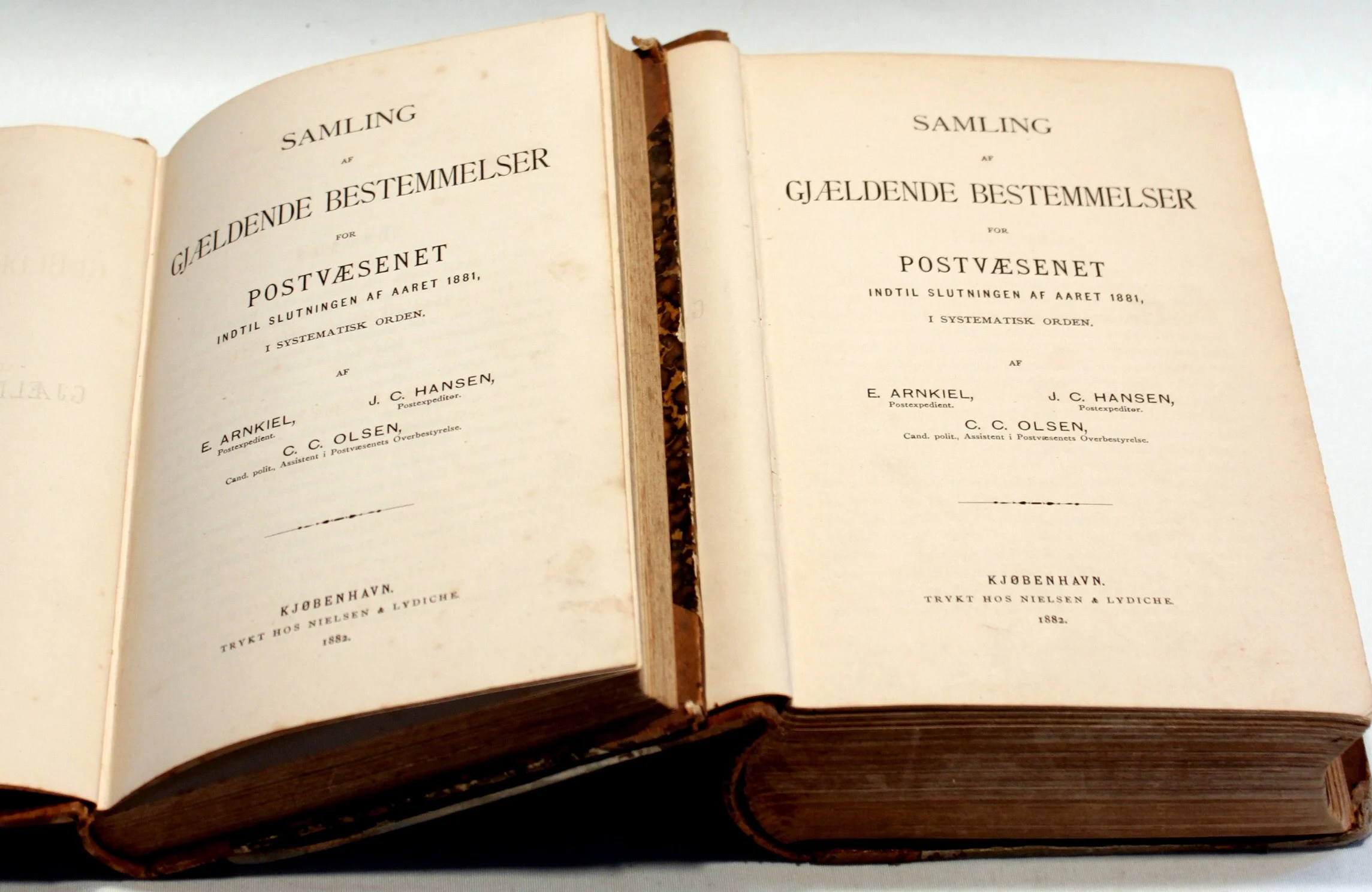 Samling af Gjældende bestemmelser for Postvæsenet 1882