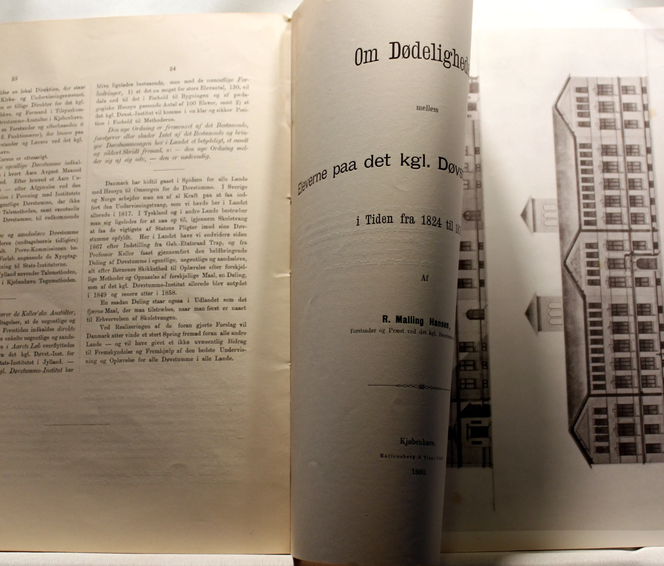 Forslag om at oprette et Døvstumme Institut i Jylland. Om Dødeligheden mellem Eleverne paa det Kgl. Døvstumme-Institut i tiden fra 1824 til 1879.