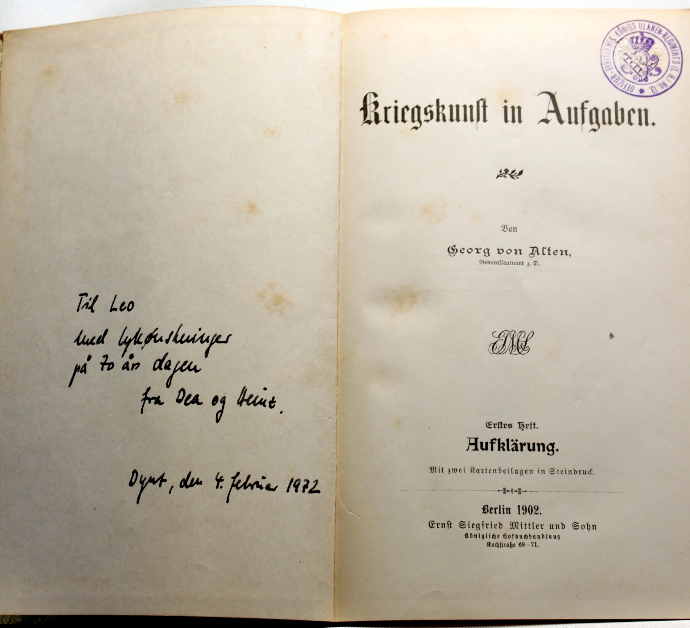 Kriegskunst in Aufgaben