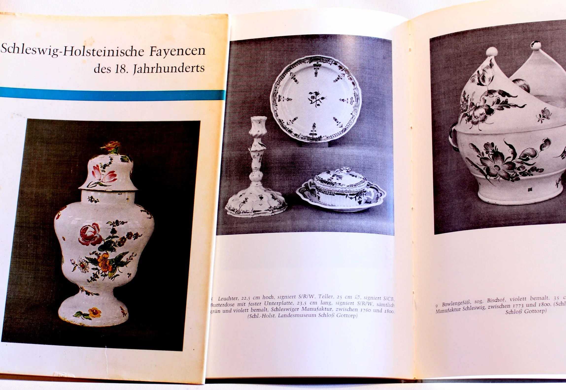 Schleswig-Holsteinische Fayencen Des 18. Jahrhunderts