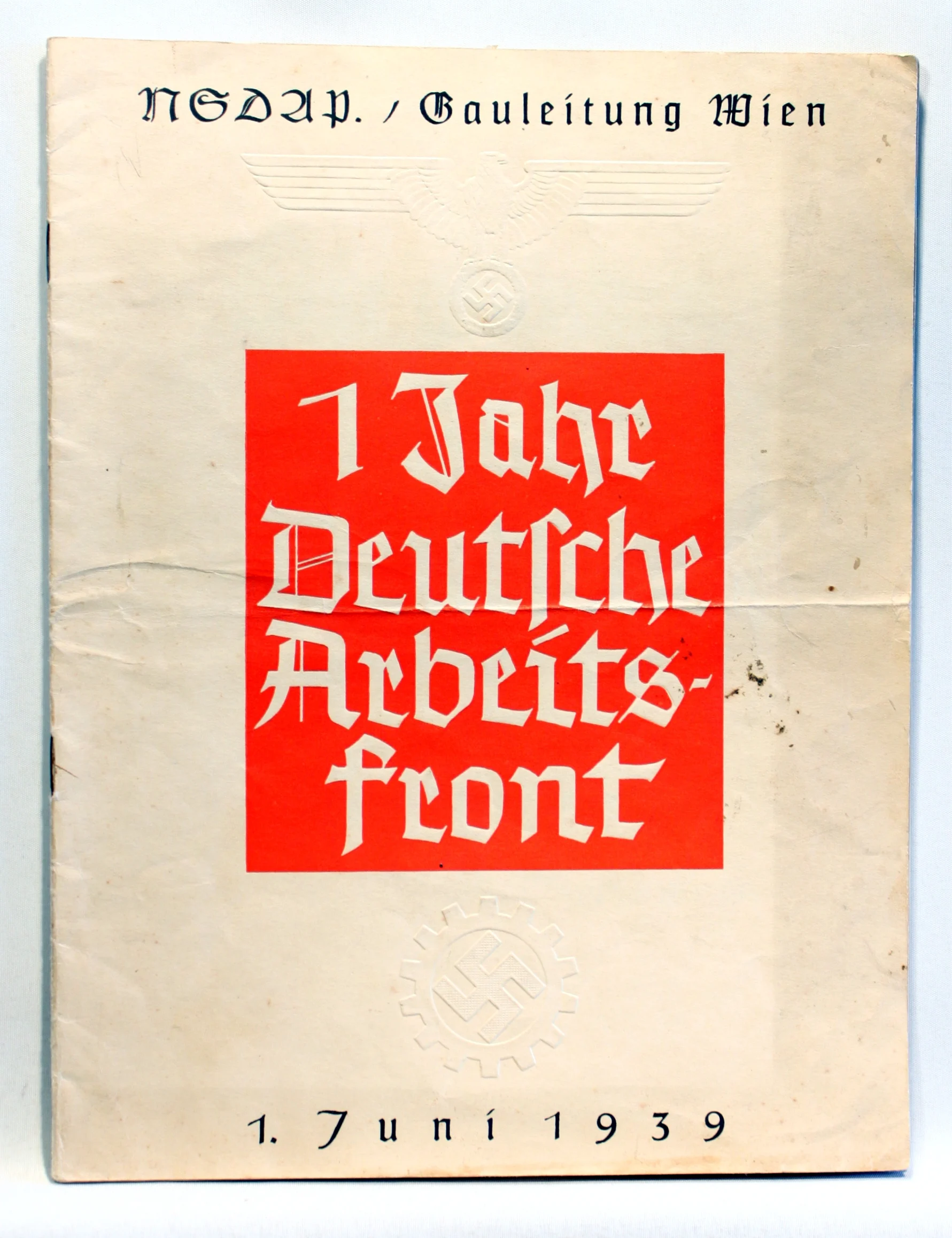 1 Jahr Deutsche Arbeitsfront