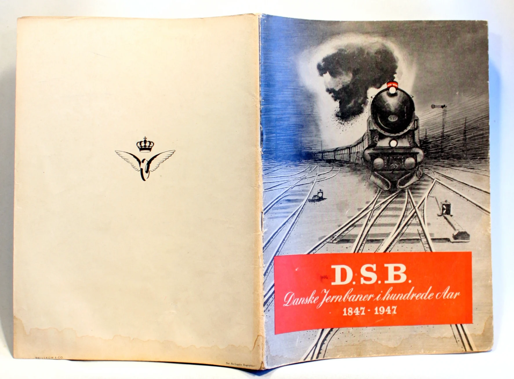 D. S. B. Dansk Jernbaner i hundrede Aar 1847-1947Det Berlingske Bogtrykkeri