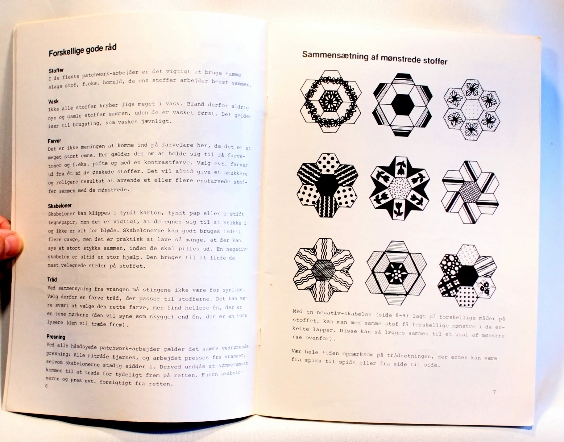 Patchwork – Håndsyet