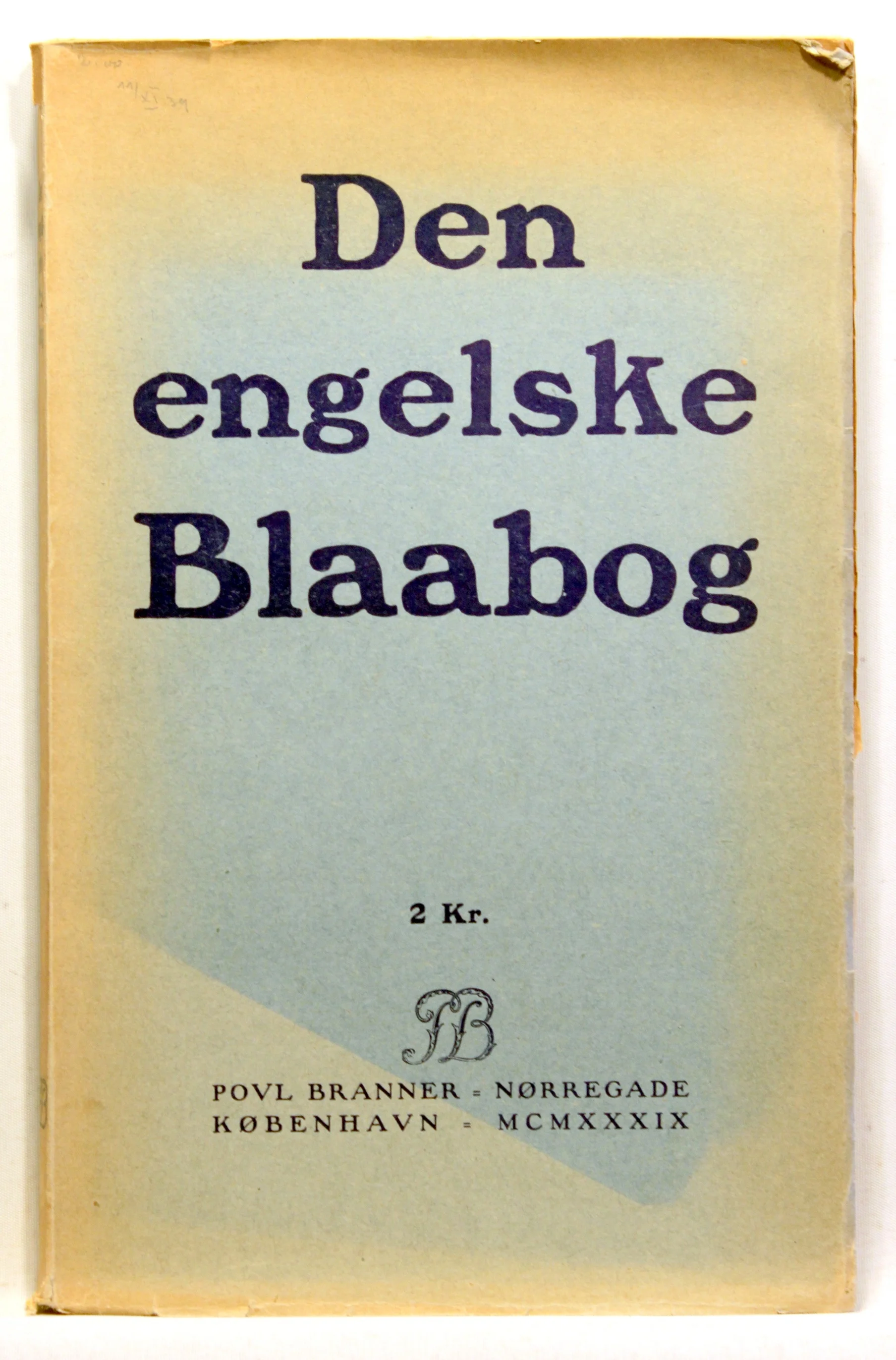 Den engelske blaabog