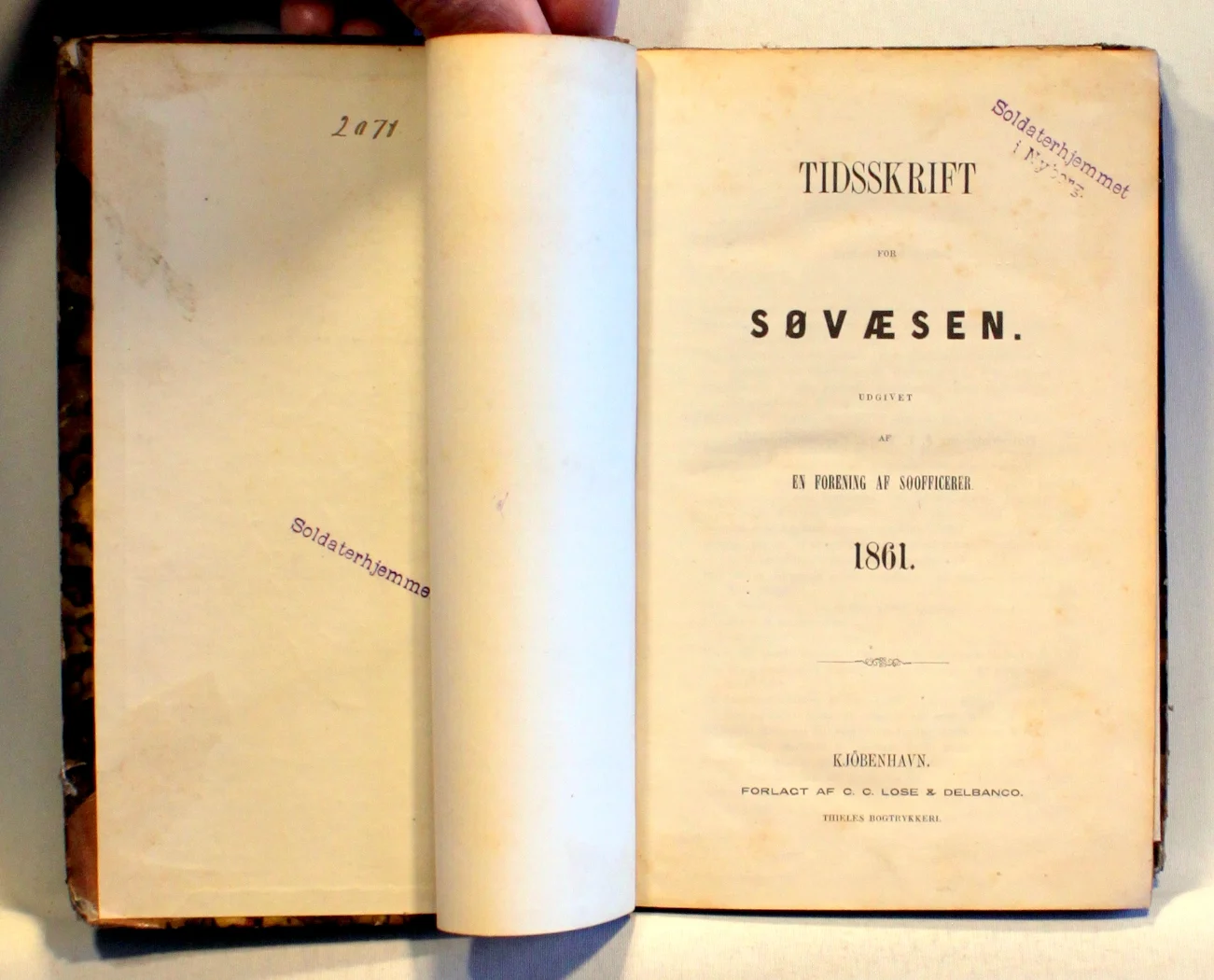Tidsskrift for Søvæsen 1861
