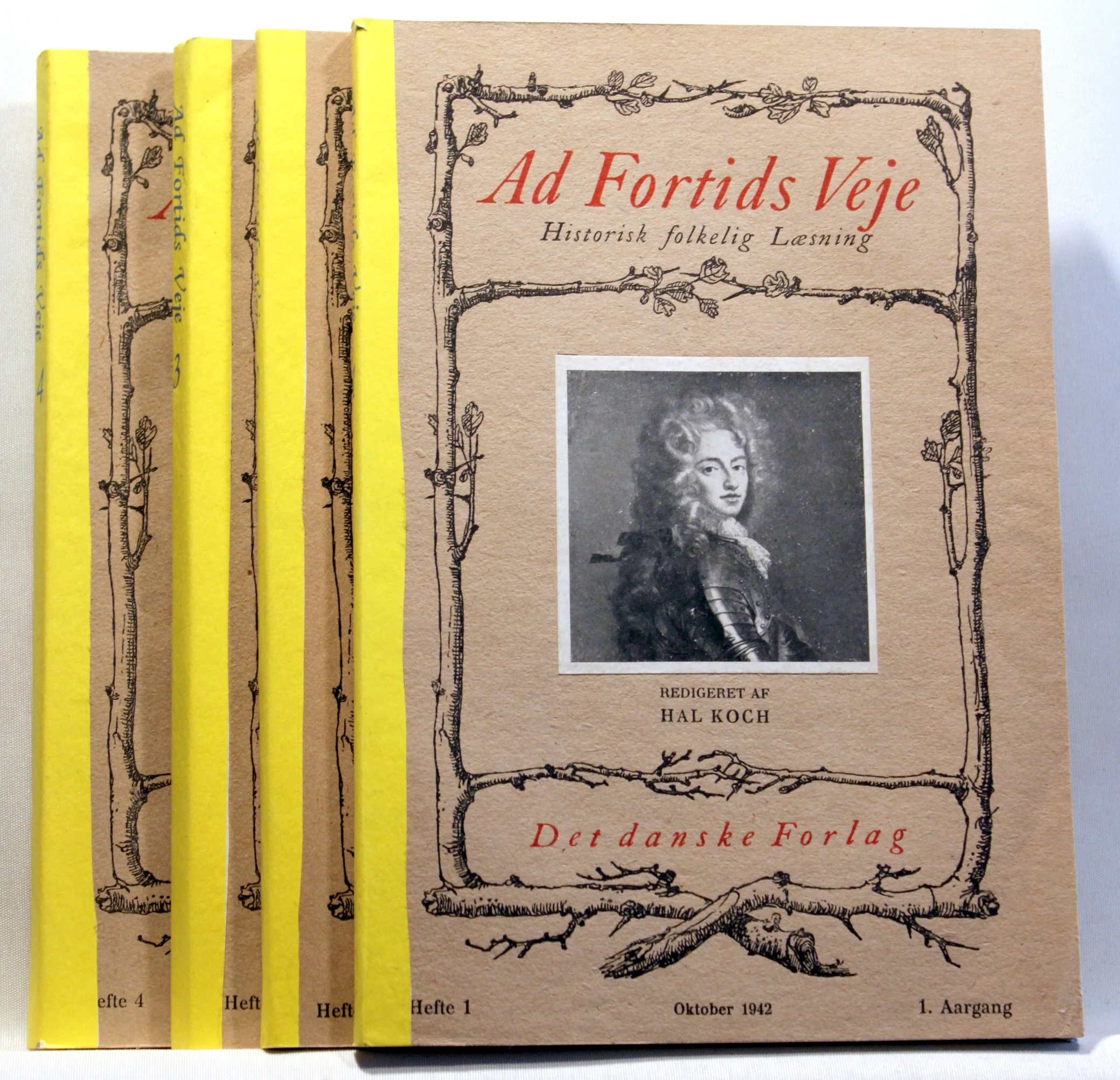 Ad fortids veje. Historisk folkelig læsning. 4 Bind.