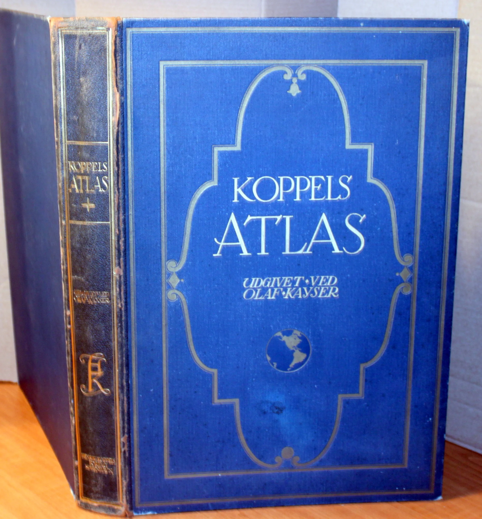 Koppels Atlas. Dansk Fredsudgave af Andree’s Handatlas. Navneregister til Koppels Atlas. 2 stk.