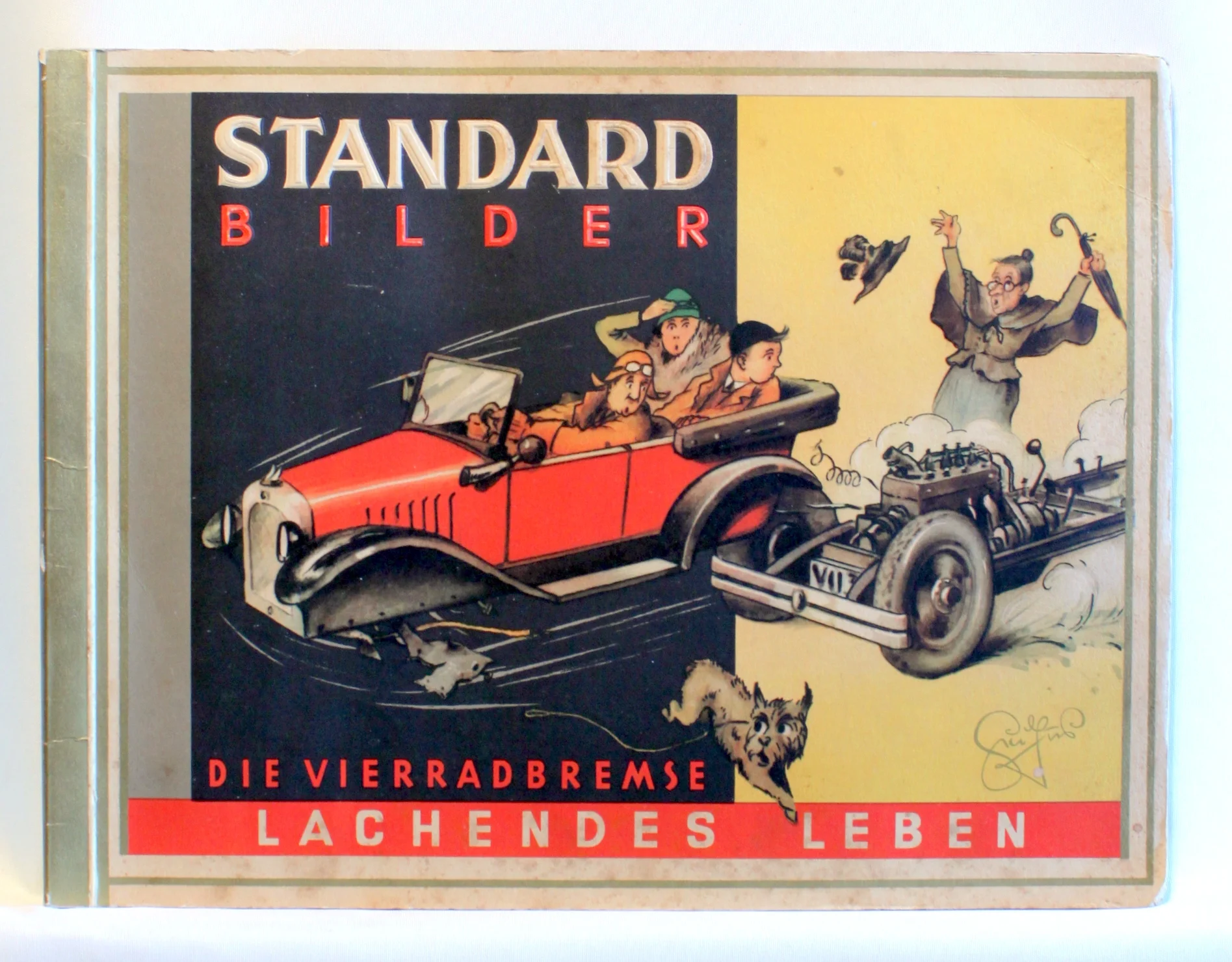 Standard Bilder. Lachendes Leben – Die Vierradbremse