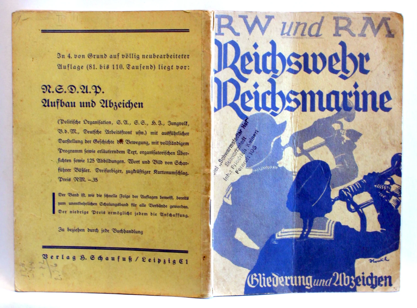 Reichswehr und Reichsmarine. Gliederung und Abzeichen