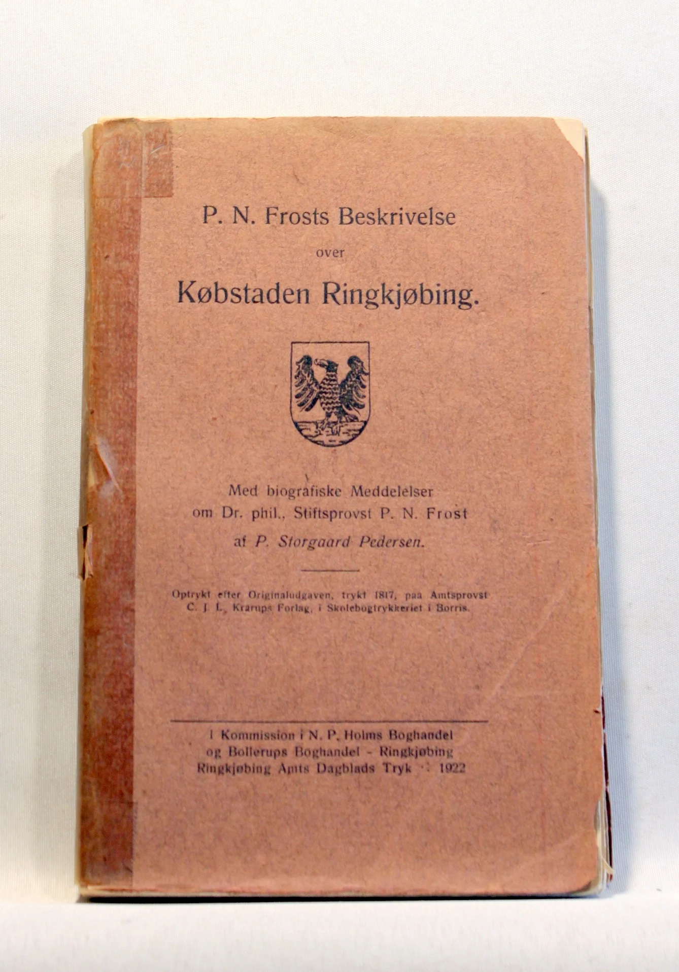 P. N. Frosts Beskrivelse over Købstaden Ringkjøbing