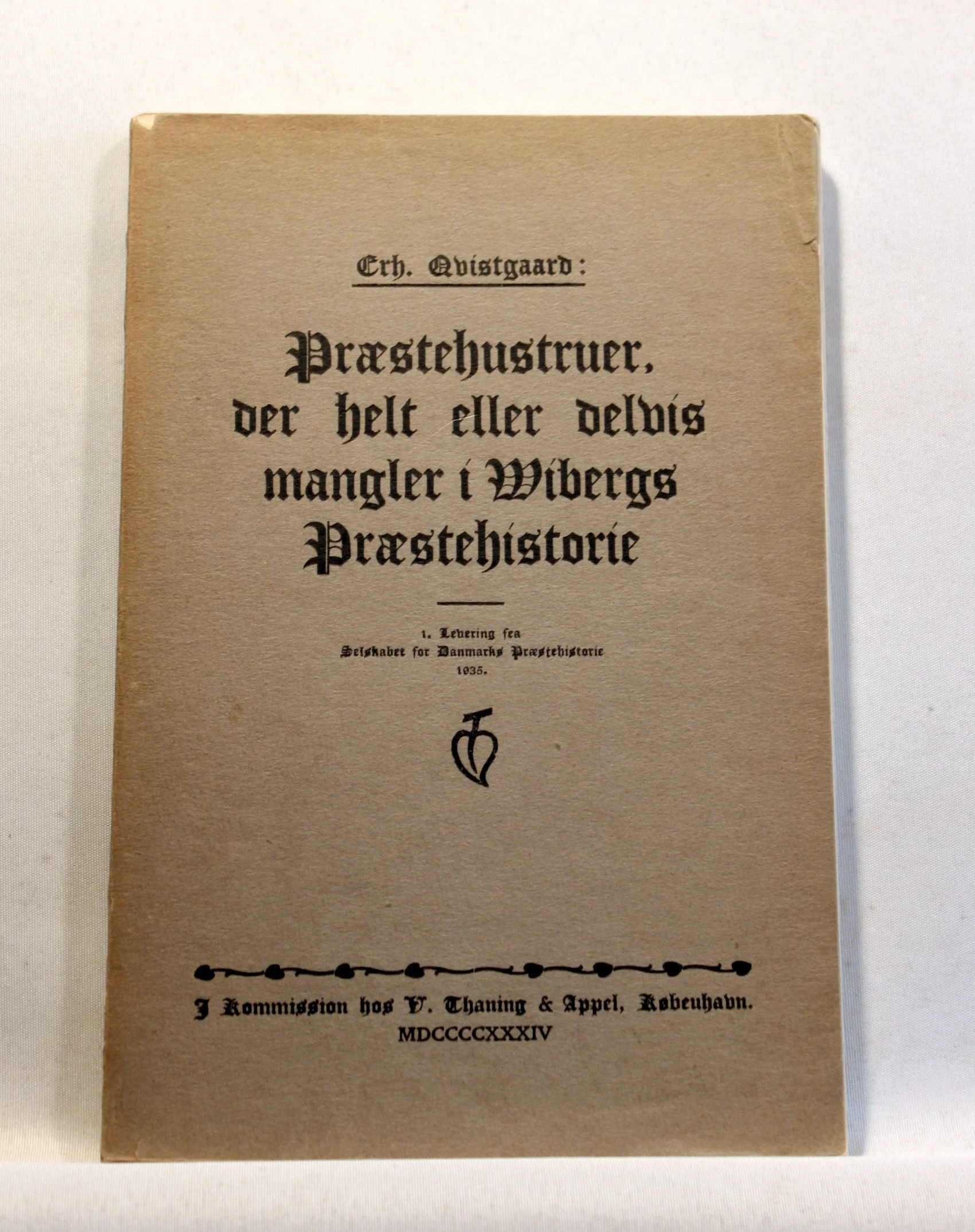 Præstehustruer, der helt eller delvis mangler i Wibergs Præstehistorie