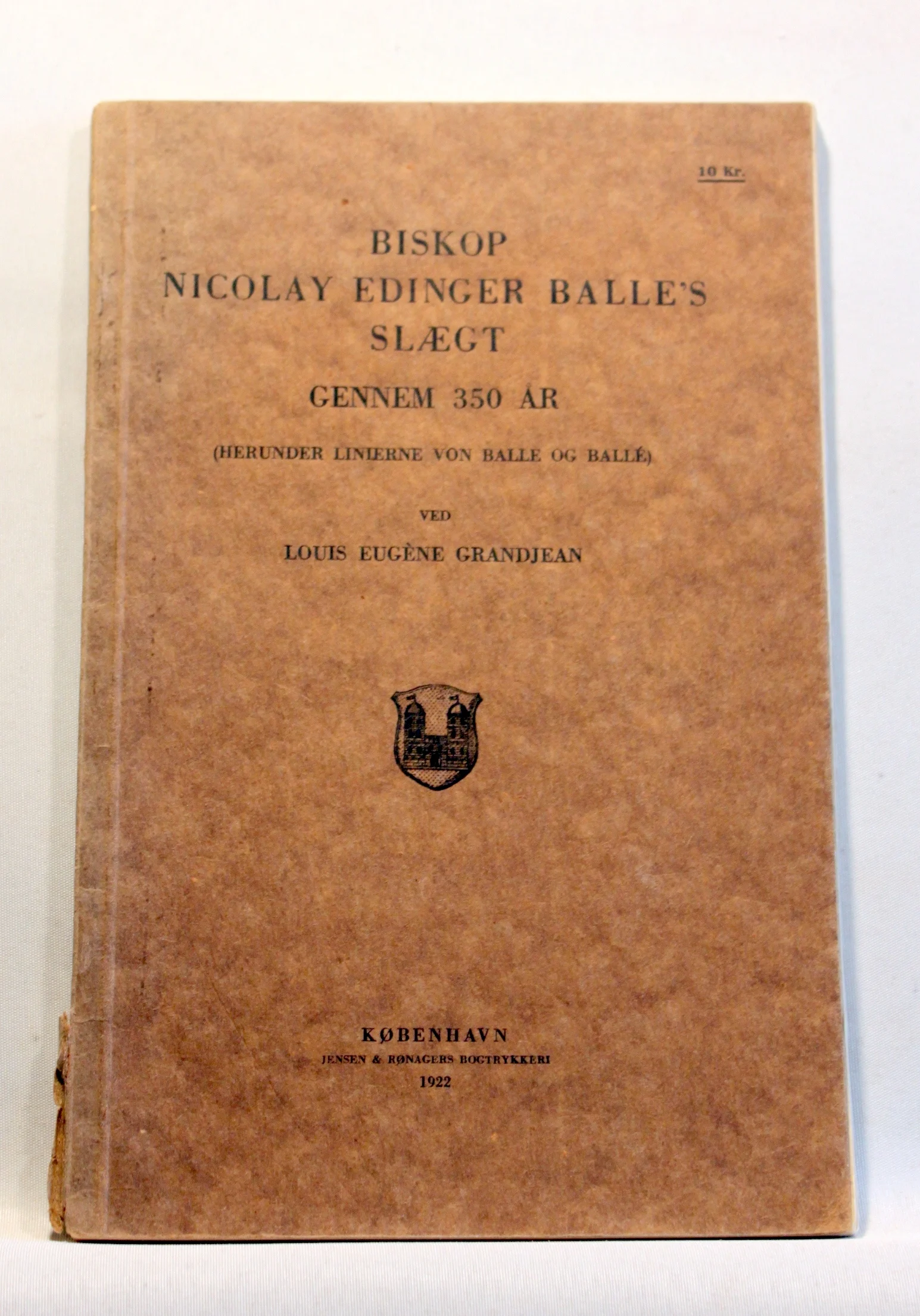 Biskop Nicolay Edinger Balle’s Slægt gennem 350 År