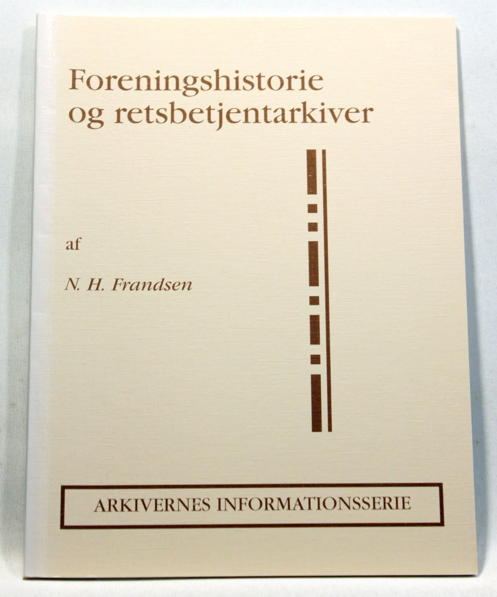 Foreningshistorie og retsbetjentarkiver