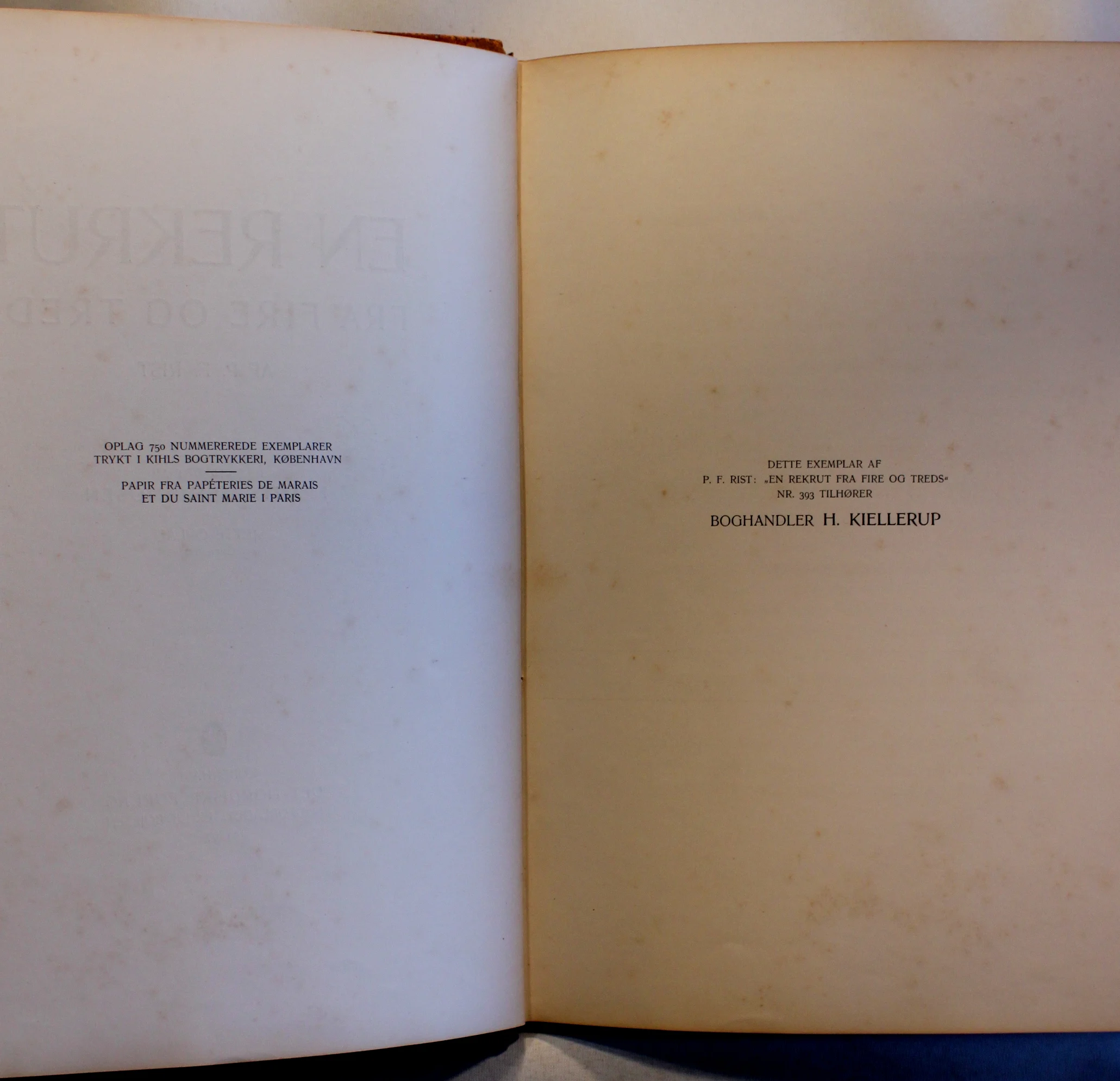 En Rekrut fra fire og treds