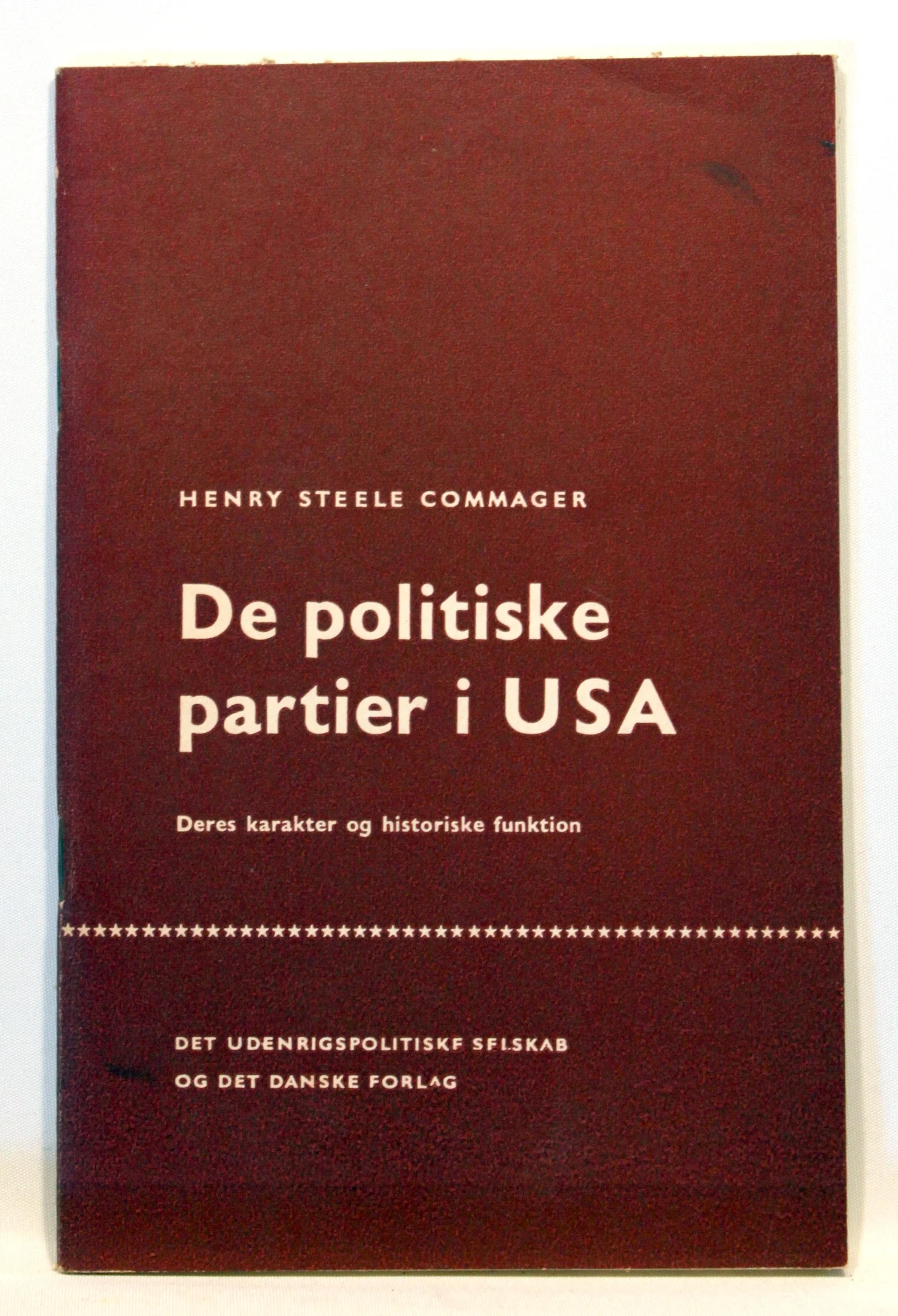 De politiske partier i USA. Deres karakter og historiske funktion.