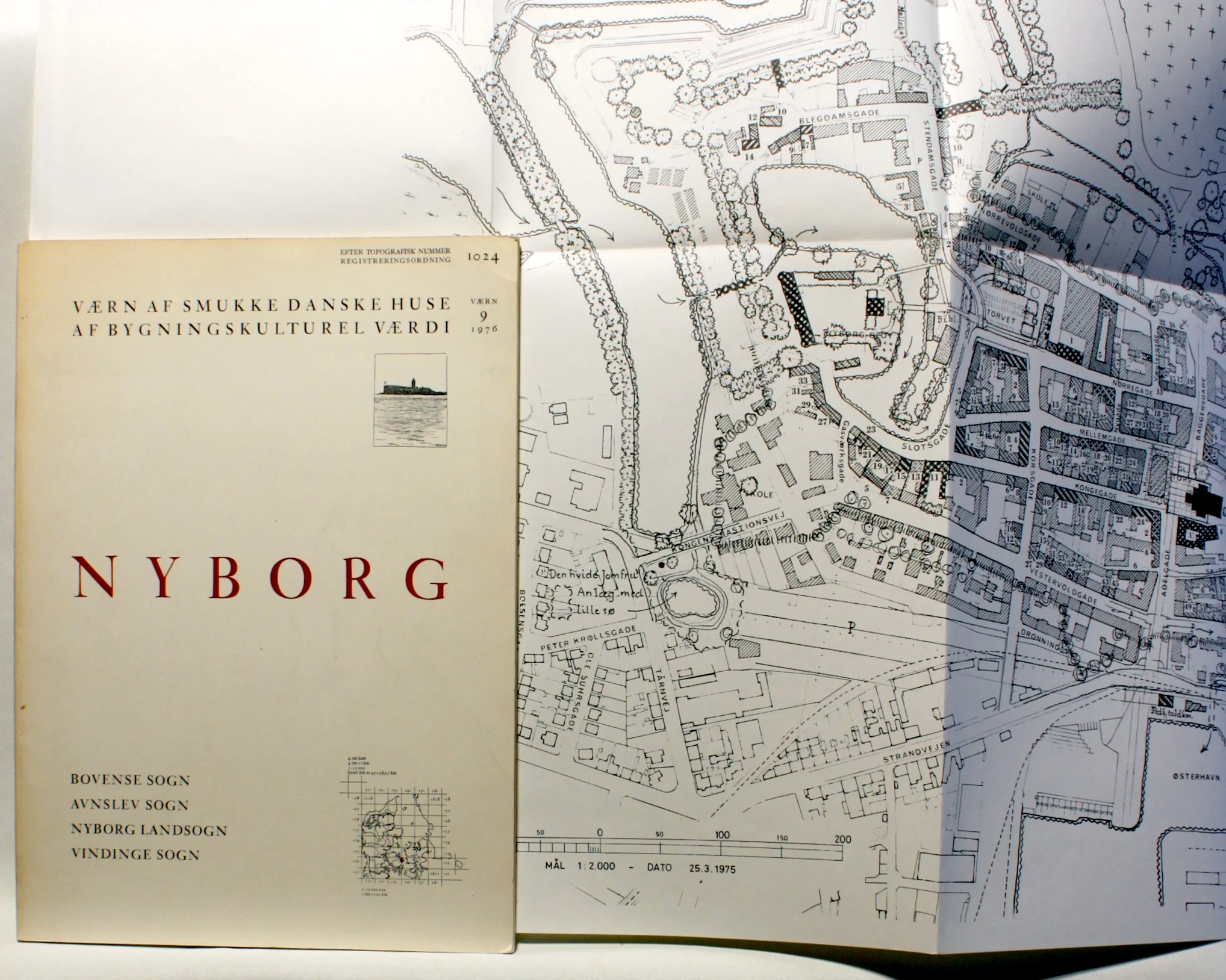 Nyborg. I byen med landsogn og Bovense, Avnslev og Vindinge sogne.