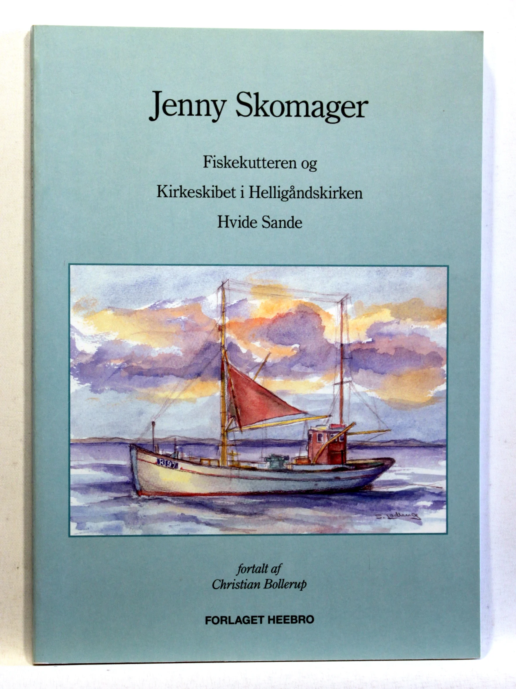 Jenny Skomager. Fiskekutteren og kirkeskibet i Helligåndskirken Hvide Sande