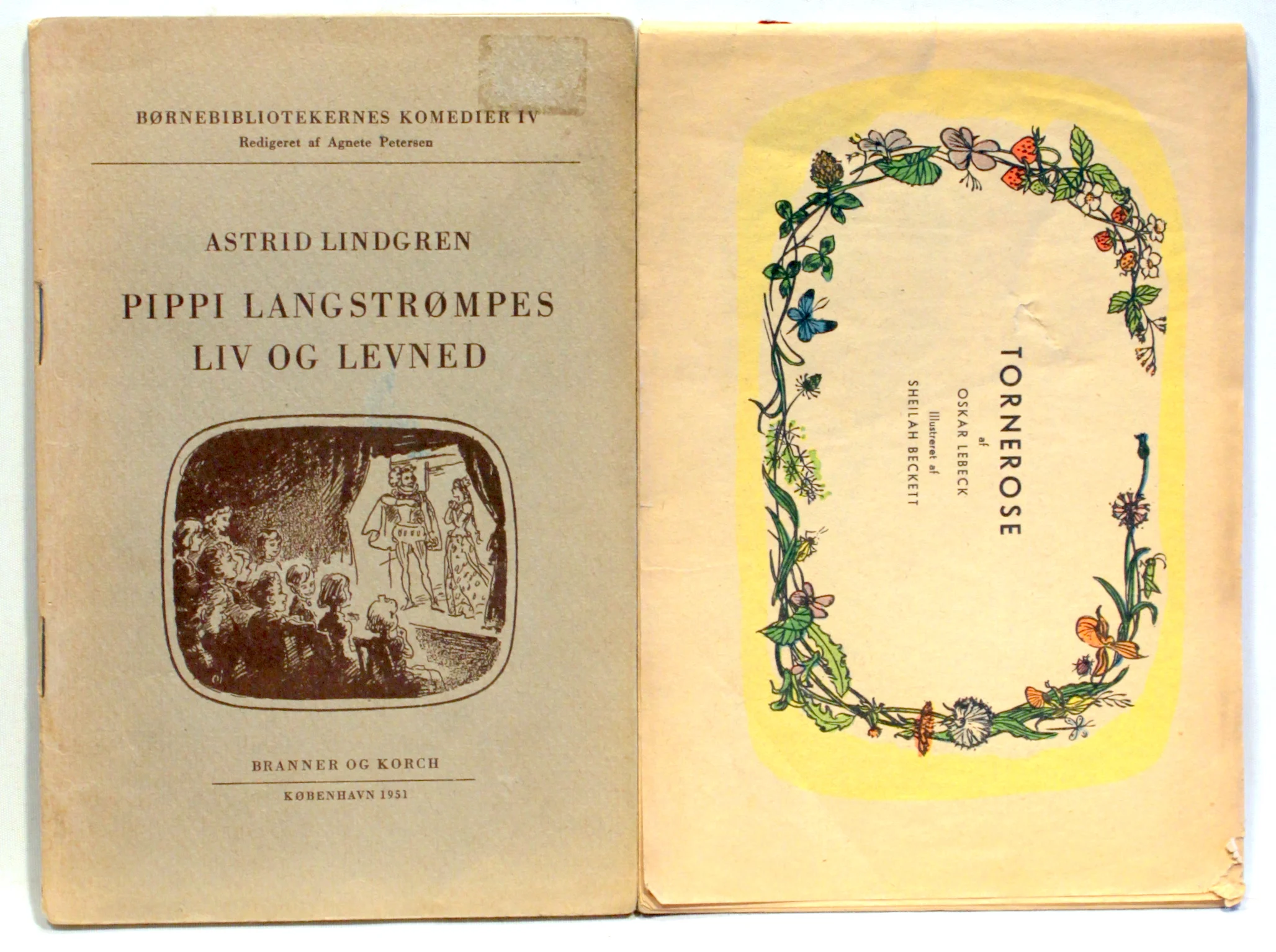 Pippi Langstrømpes liv og levned. Tornerose. 2 stk.