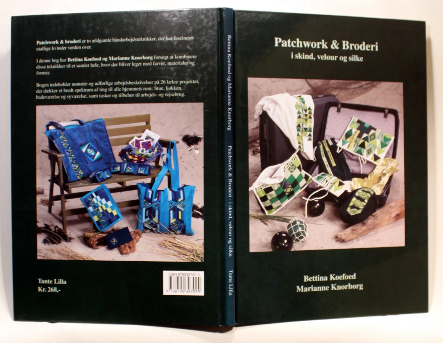 Patchwork & broderi i skind, velour og silke