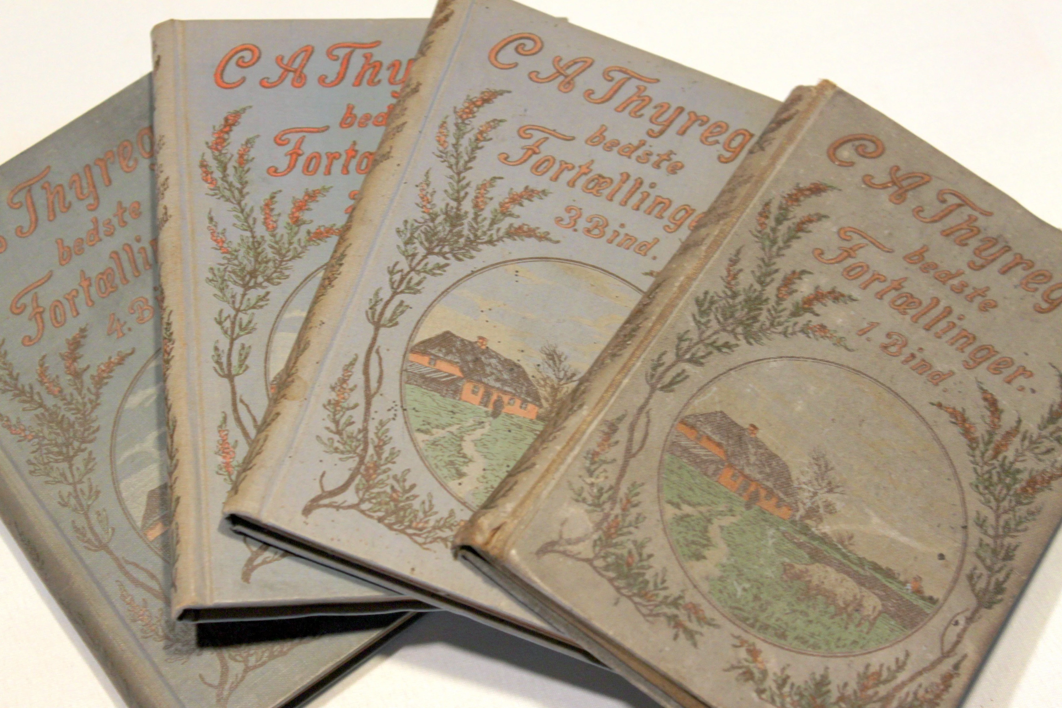 C.A. Thyregods bedste Fortællinger. 4 Bind.