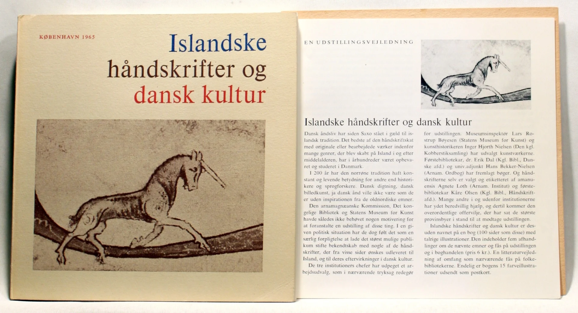 Islandske håndskrifter og dansk kultur. En udstillingsvejledning