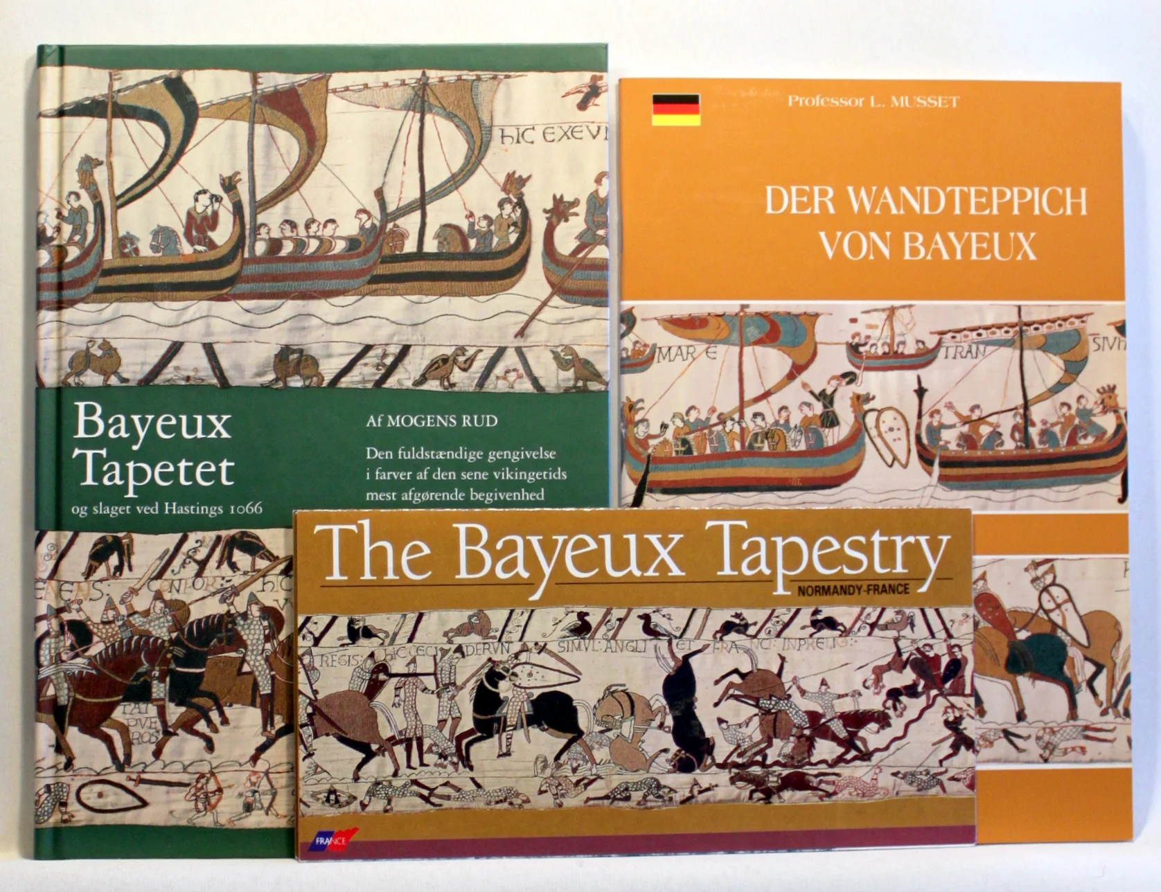 Bayeux tapetet og slaget ved Hastings 1066. Der Wandteppich von Bayeux