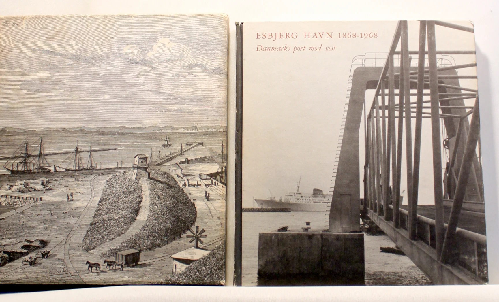 Esbjerg Havn 1868-1968. Danamrks port mod vest