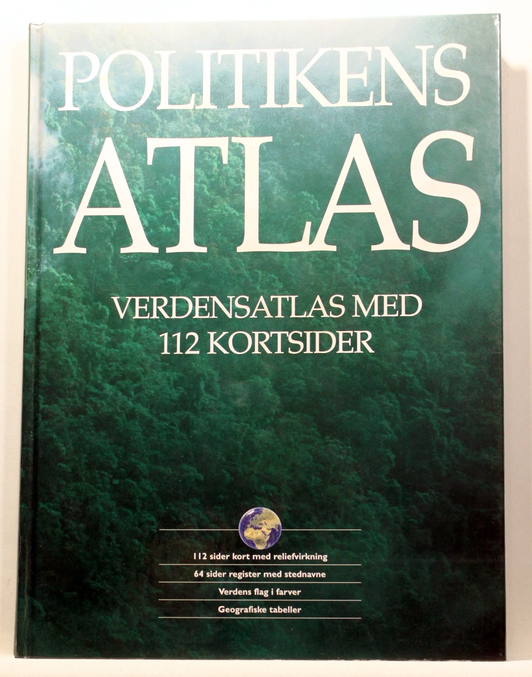 Politikens atlas. Verdensatlas med 112 kortsider