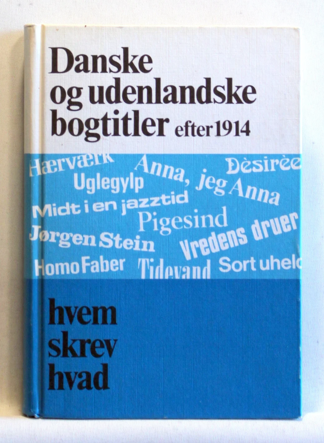 Danske og udenlandske bogtitler efter 1914