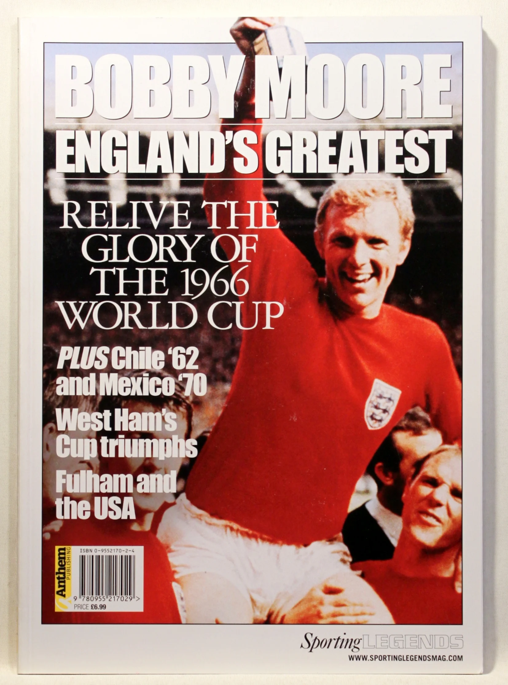 Sporting Legends. Booby Moore England’s Greatest