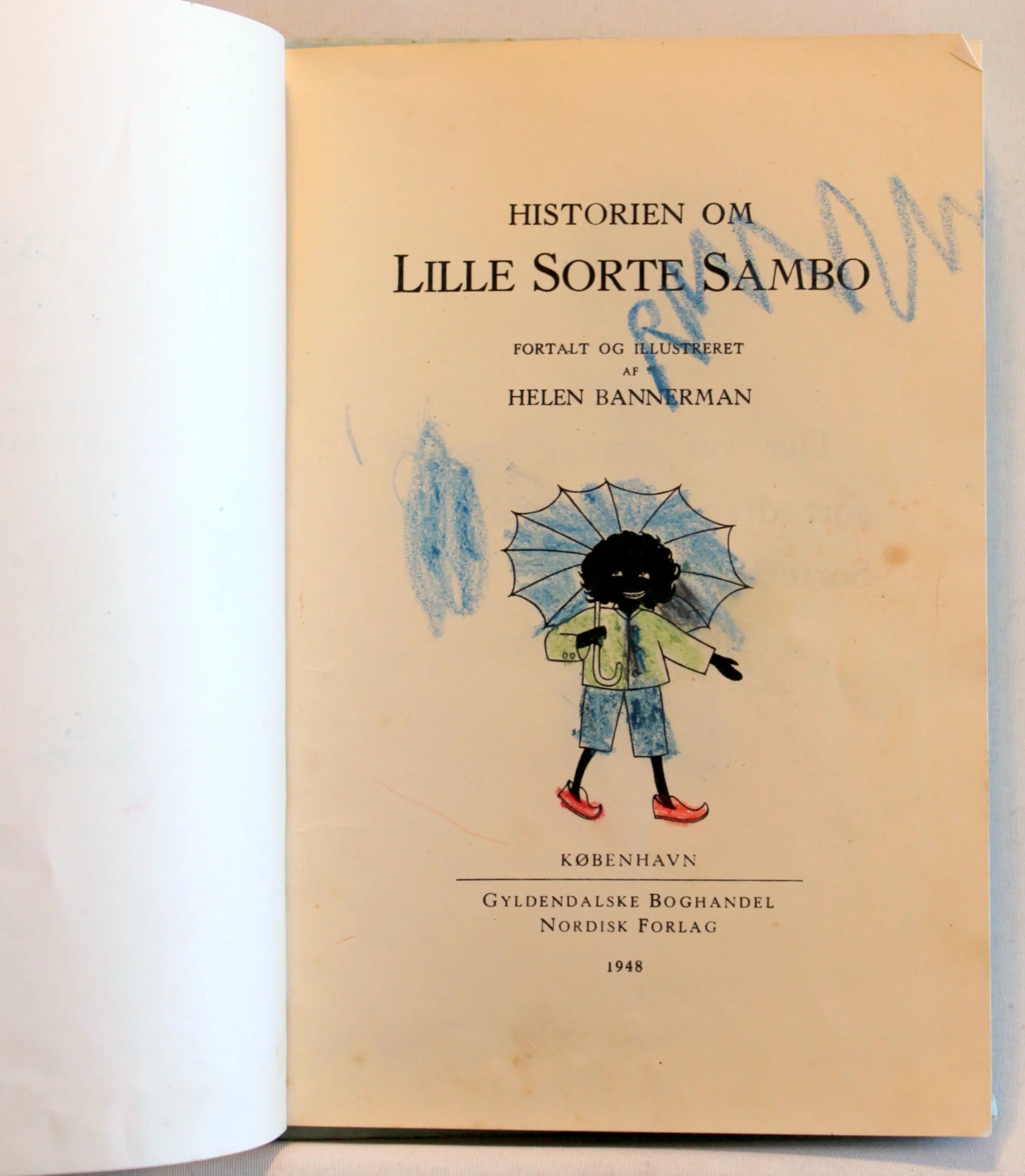 Bogomslag: Historien om Lille Sorte Sambo af Helen Bannerman