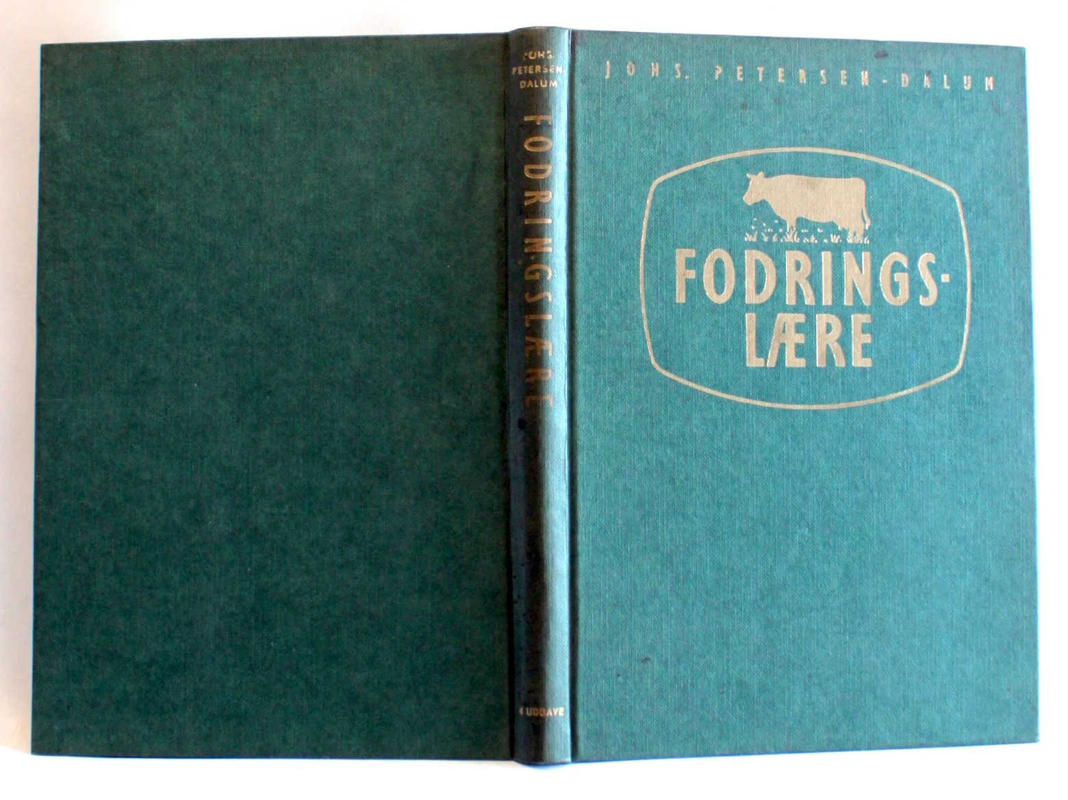 Bogomslag: Fodringslære af Johs. Petersen-Dalum